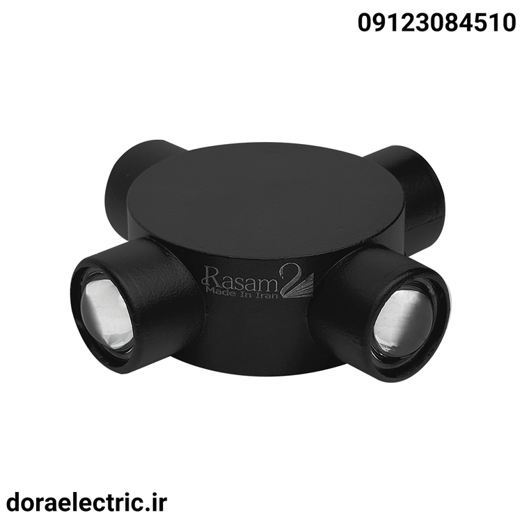 چراغ دکوراتیو ۴ طرفه از نمای نزدیک
